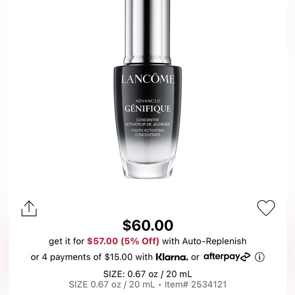 COPY - GENEFIQUE FACE SERUM - Picture 3 of 3